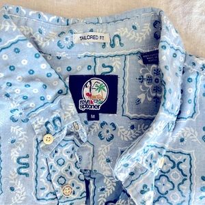 Reyn Spooner long sleeve cotton twill button down long sleeve shirt